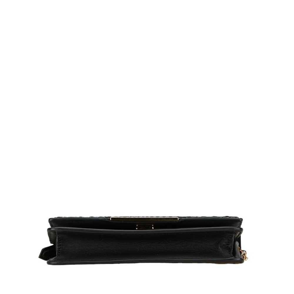 Fendi Python Chain Shoulder Bag Black - image 4